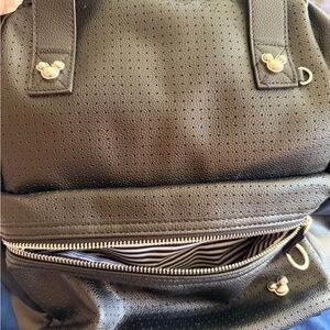 Disney Black Backpack with Mickey Mouse Details